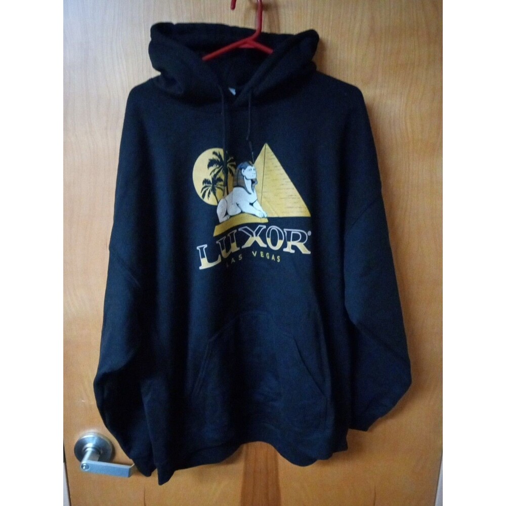 Luxor Las Vegas Men's Black Pullover Hoodie 2XL